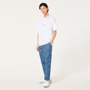 O-Sync Pack Abstract Hem Polo - White