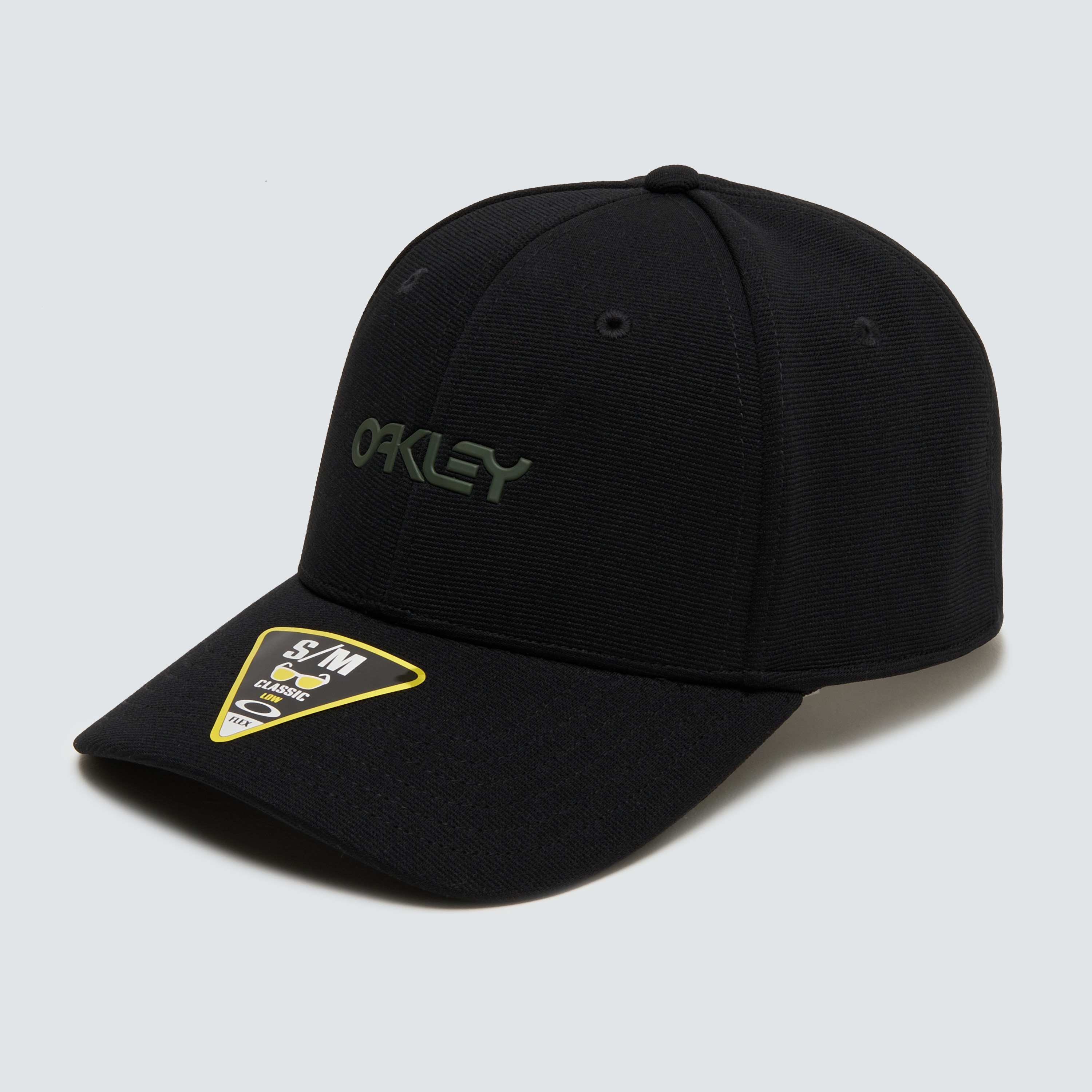 Oakley 6 Panel Stretch Metallic Hat in Blackout | Oakley® US