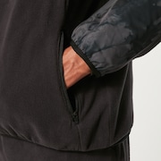 Wanderlust Fz Hoodie - Black/Mountain Td Print