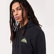 Lined Mountain Bark Hoodie - Blackout