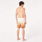 Canary Palms Rc 18" Beachshort - Palm Print Grenache