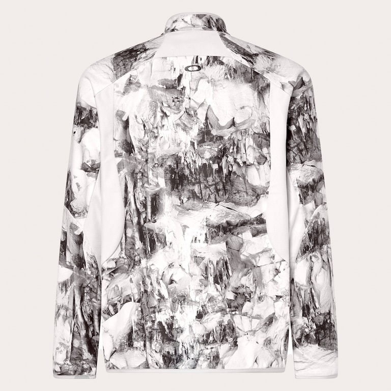 Latitude Arc Rc 1/4 Zip Fleece - Rocks Print Gray