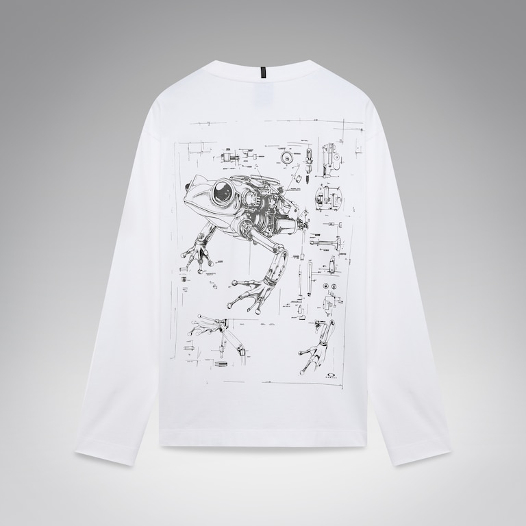 Animatronic Frog LS Tee - White