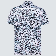 Skull Breathable Leopard Shirt - Mosaic Print