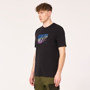 Snow Caps  Tee - Blackout