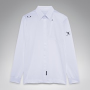 Skull Lasting Cool Ls Shirt - White