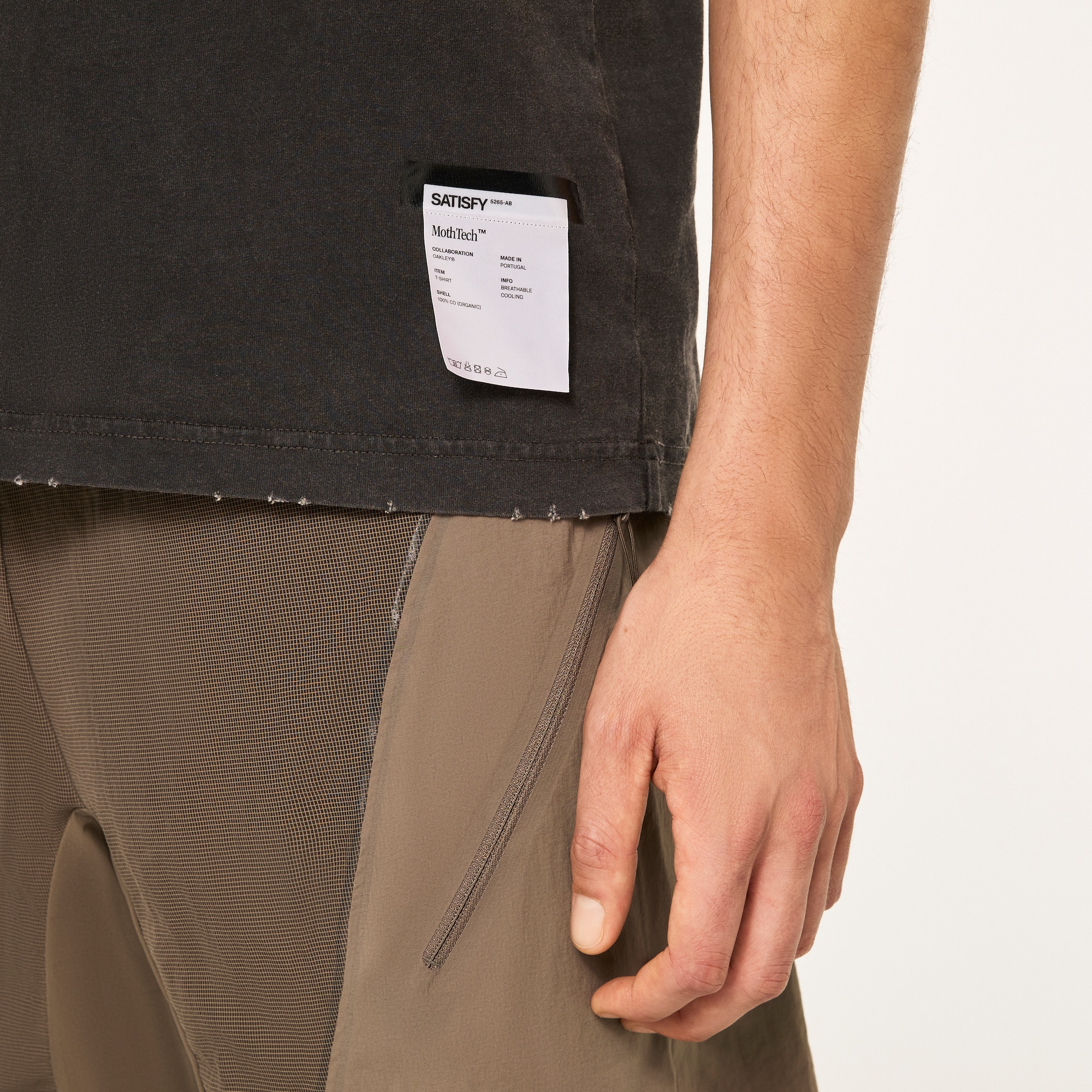 Oakley MothTech™ T-Shirt x Satisfy in Volcanic Ash | Oakley® US