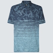 Camo Stripes Polo - Universal Blue