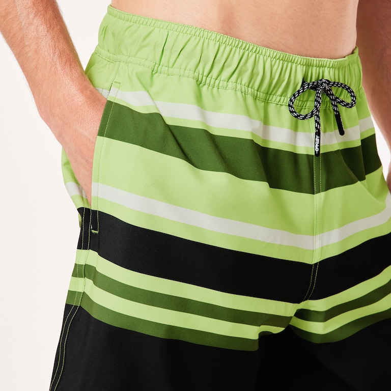 Sunset RC 19” Boardshort - Gradient Stripes Light Green