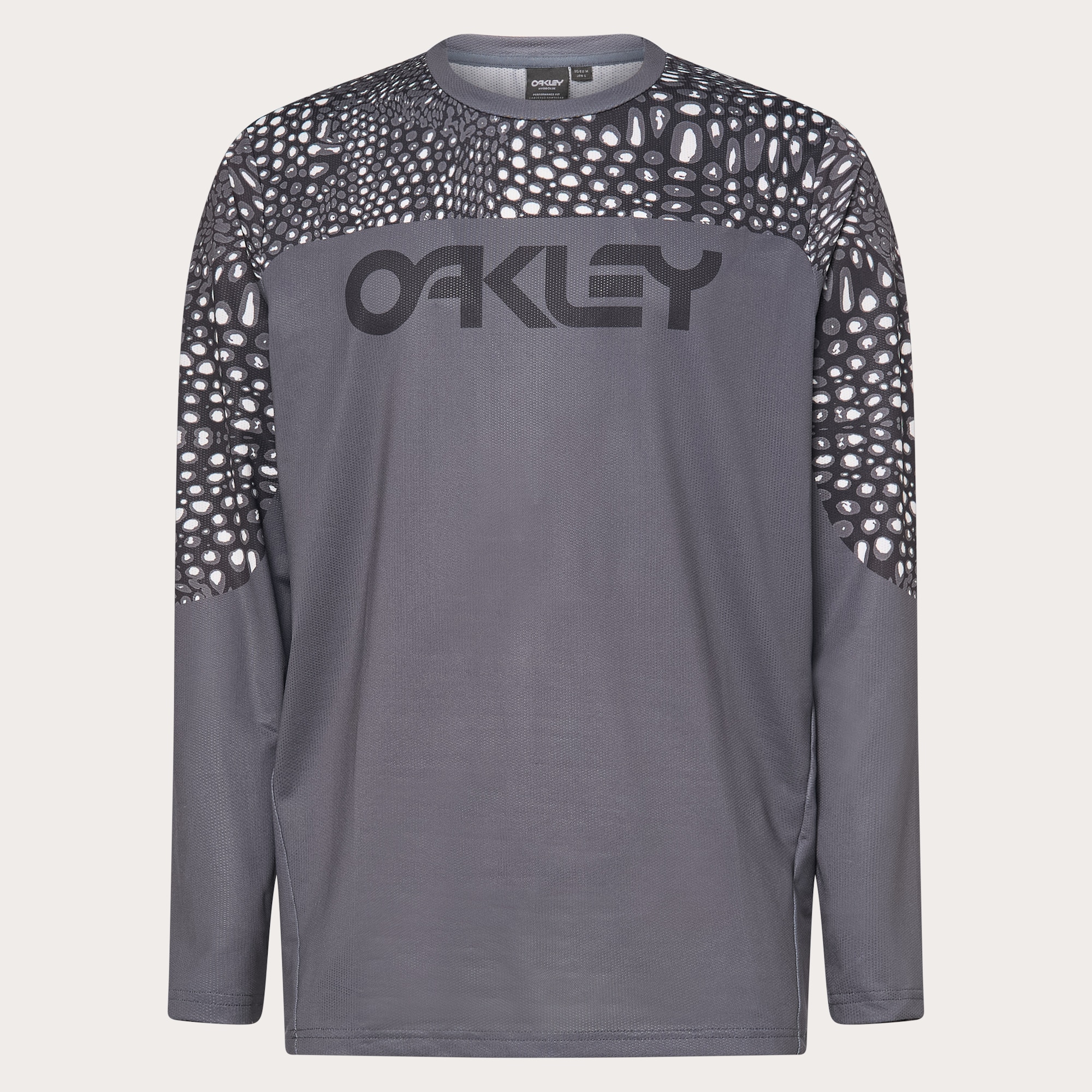 Oakley Maven Coast LS Jersey in Distorted Frogskin Black | Oakley® US