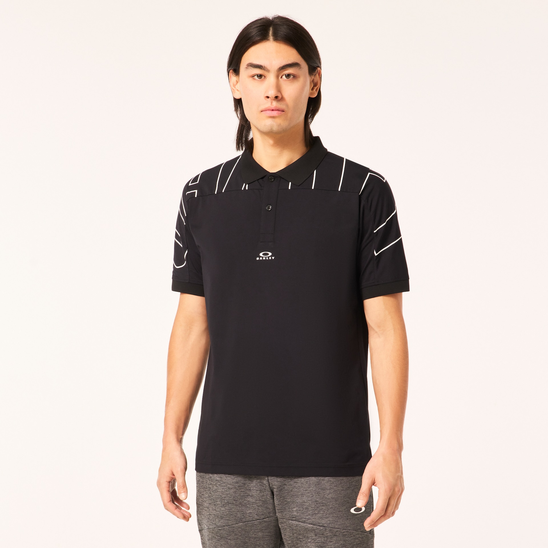 オークリー Enhance SS Graphic Polo 1.0 Blackout | オークリー公式