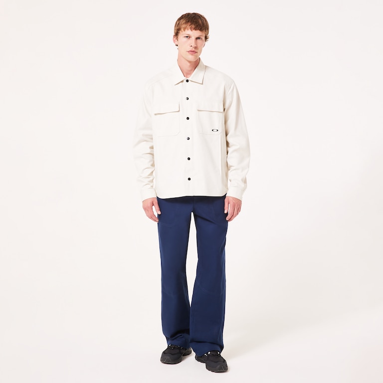 Canvas Snap Jacket - Artic White