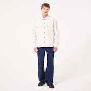 Canvas Snap Jacket - Artic White