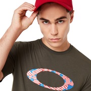 Ellipse USA Pattern Tee - New Dark Brush