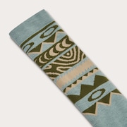 Wanderlust Perf Socks 2.0 - Green Norway Pattern