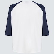 Relax Raglan 3/4 Tee - White/Blue