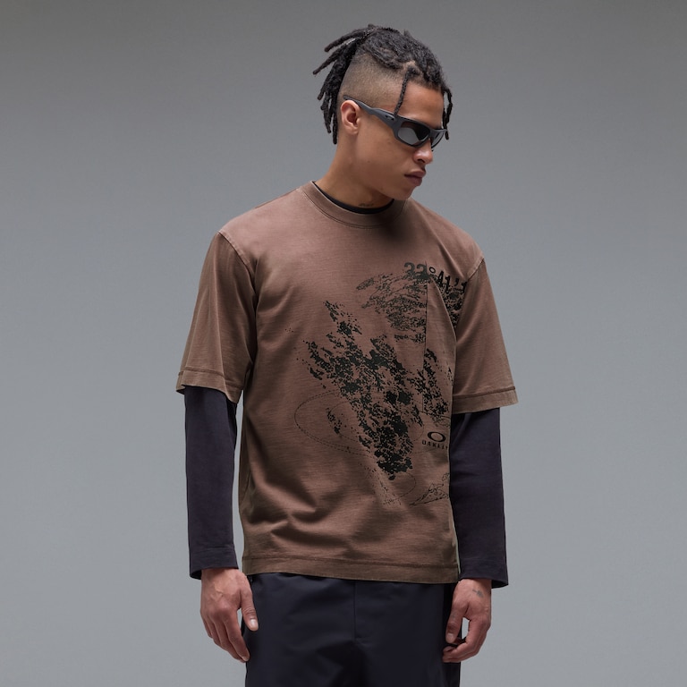 Origin Map Tee - Dark Umber