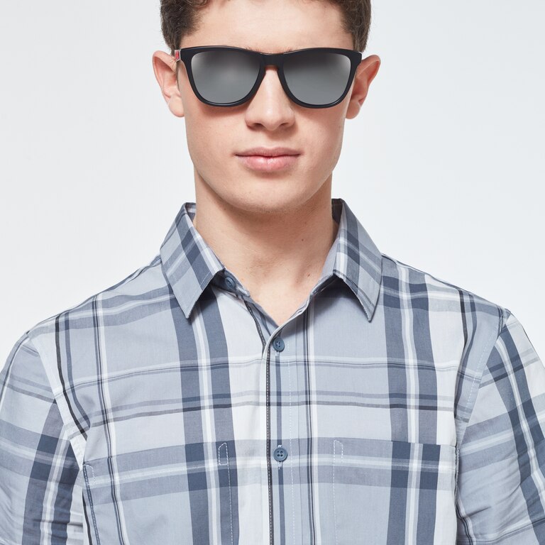 Beyond Basic Check Short Sleeve Shirt - Gray Check