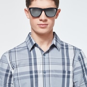 Beyond Basic Check Short Sleeve Shirt - Gray Check