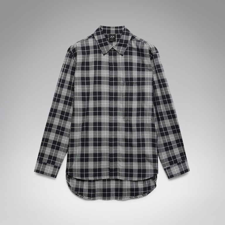 Oak Light Plaid Shirt - Black Check