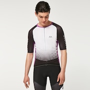 Sublimated Icon Jersey 2.0 - White/Purple Stripes
