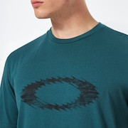 Blurred Static Icon Tee - Bayberry