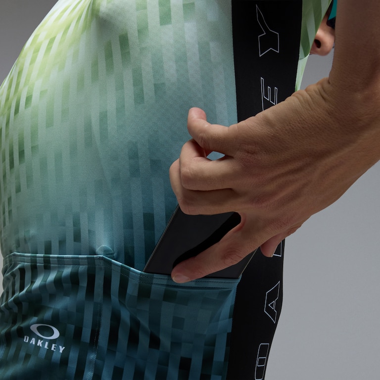 Icon Training Jersey - Green Glitch Print