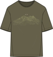 Wired Mtn Scape Tee - Army Green