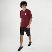 Camiseta Masc Mod Linear  Threads Oversized SS Tee - Rhone