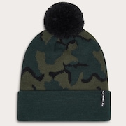 Printed Pom Beanie - B1B Camo Hunter