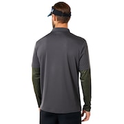 Polo Shirt Long Sleeve Printed Sleeve - Forged Iron