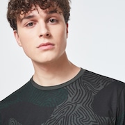 Camo Lines Print Short Sleeve Tee - Camo Lines Dark Brush