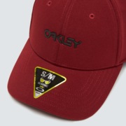 6 Panel Stretch Metallic Hat - Iron Red