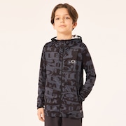 Enhance Knit Hoody Jacket Ytr 7.0 - Black Print