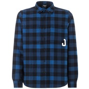 Icon Flanel LS Shirt - Dark Blue