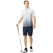 Infinity Line Golf Polo Short Sleeve - Light Gray