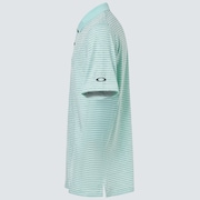 Oakley Jacquard Stripe Polo - Bay Green