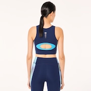 W Pursuit Cropped Top - Team Navy