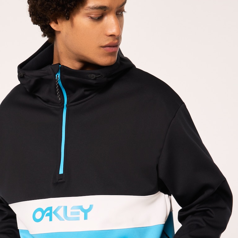 Tnp Nose Grab Softshell Hoodie - Black/Bright Blue