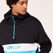 Tnp Nose Grab Softshell Hoodie - Black/Bright Blue