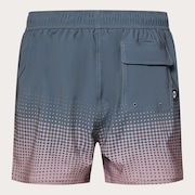 Sand Pixel Rc 16" Beachshort - Gradient Monogram Slate/Toadstool