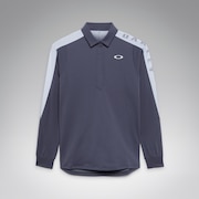 Elevate Color Block LS Shirt - Slate Purple