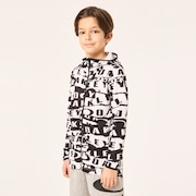 Enhance Knit Hoody Jacket Ytr 7.0 - White Print
