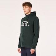 Bark FZ Hoodie 2.0 - Hunter Green/Arctic White