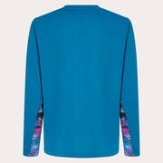 Slant Logo Print L/S Tee 8.0 - Ad Blue