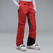 W. Kendall RC Shell Pant - Dark Umber/Hibiscus Red