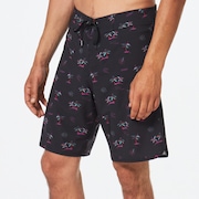 Tropics B1B Rc 19" Boardshort - Tonal Black