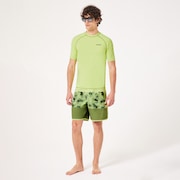 Session Rc 19" Boardshort - 3D Flower Light Green