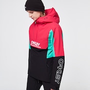 TNP Women's Insulated Anorak - Black/Rubine