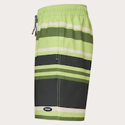 Sunset RC 19” Boardshort - Gradient Stripes Light Green